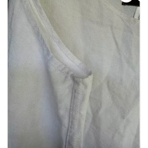 Eskandar for Bergdorf Goodman Tank Top | Antique French Nuns Linen | One Size - Picture 5 of 10